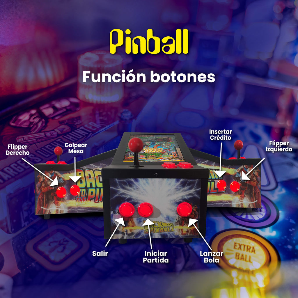 Pinball Virtual 13.3", 1080p, PC N5105 8GB RAM 128GB SSD (MiniPinball Backtothefuture)