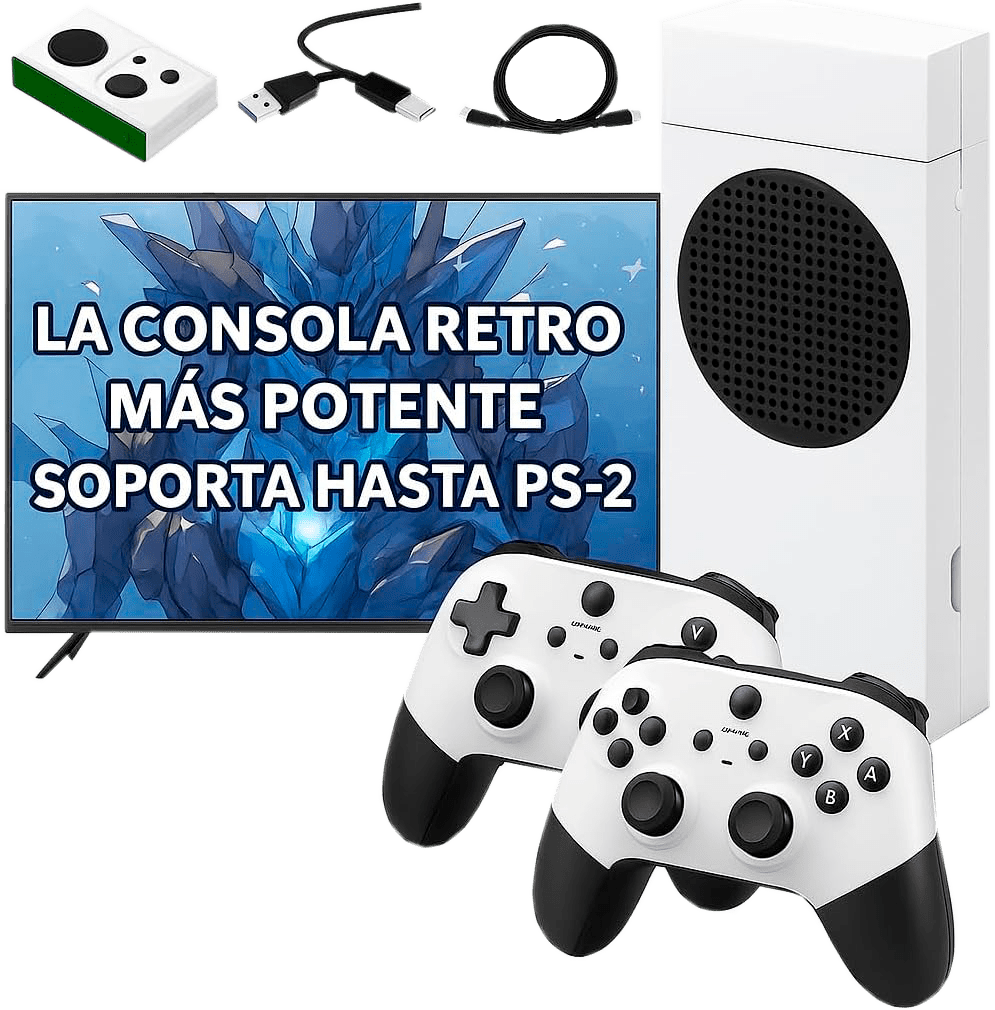 Consola Retro M88-128GB PS2 Stick HDMI con 20,000+ Titulos