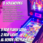Pinball Virtual, Playfield 27'5″, Backglass 19″, DMD 7", Ryzen 7 5800H (Último diseño disponible: Back to the Future)