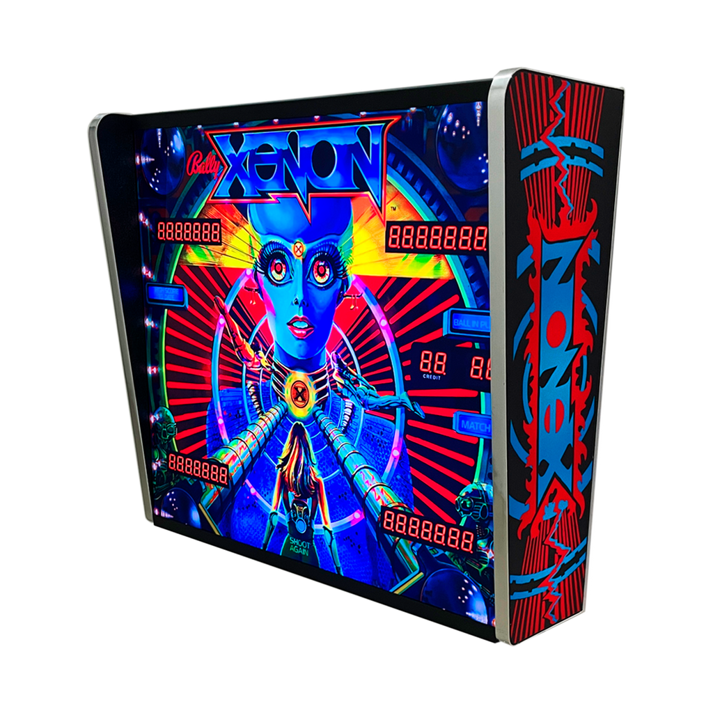 Lámpara RGB - Backglass Pincab Flipper Pinball Xenon, Ideal para Decorar habitación Gaming Sala Arcade, Incluye Mando a Distancia con Distintos Modos de iluminación Ambiente