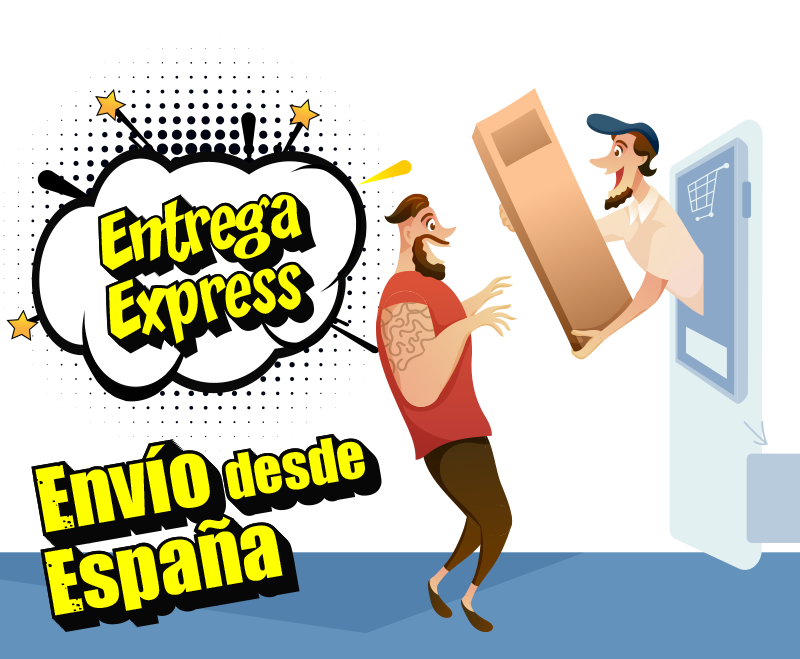 Envío desde España Express, nuestros envíos llegan entre 24 - 48h