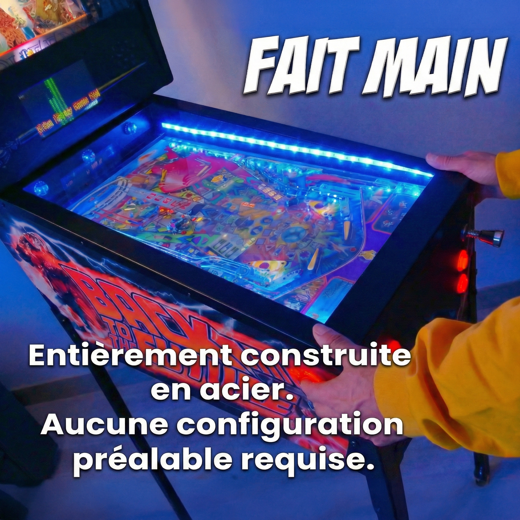Virtual Pinball 27", DMD 7", Ryzen 7 5800H (Design selection: The Addams Family "Not available", Back to the Future, shipping costs included) - Imagen 2