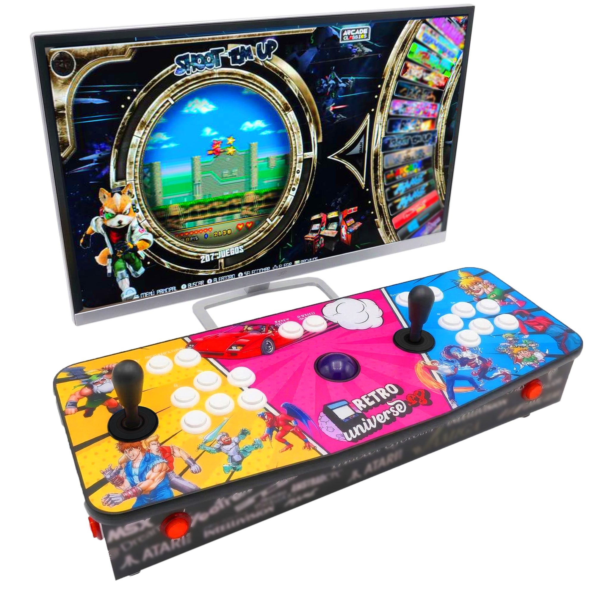 Pandora Box 10 con 6.100 juegos arcade, incluye juegos 3D