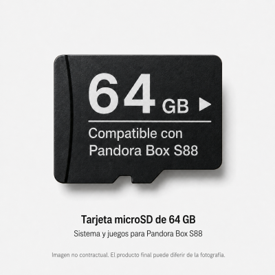 Tarjeta SD pandora box S88